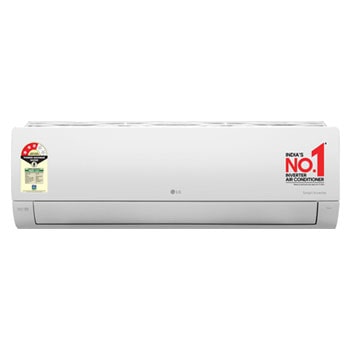 Front view of LG 3 Star (1.5) Split AC, AI Convertible 6-in-1 Cooling, Gold Fin+, Diet Mode+, Viraat Mode, 4.4 kW, 2026 Model AS-Q18JNXE