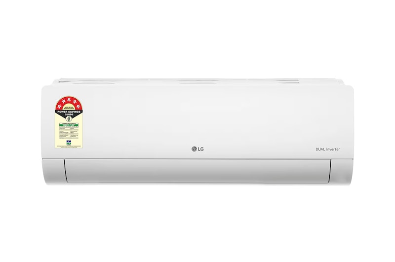 Front view of LG 5 Star (1.5) Split AC, AI Convertible 6-in-1, HimClean, ThinQ™ (Wi-Fi), Energy Manager+, 5.0 kW, 2025 Model US-Q19AWZE3