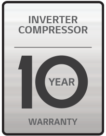 10 Year warranty on Inverter