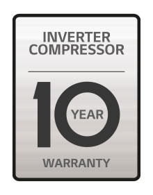 LG TS-Q19SWZE 10 Year Warranty on Inverter Compressor