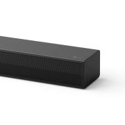 Dettaglio del lato destro della soundbar