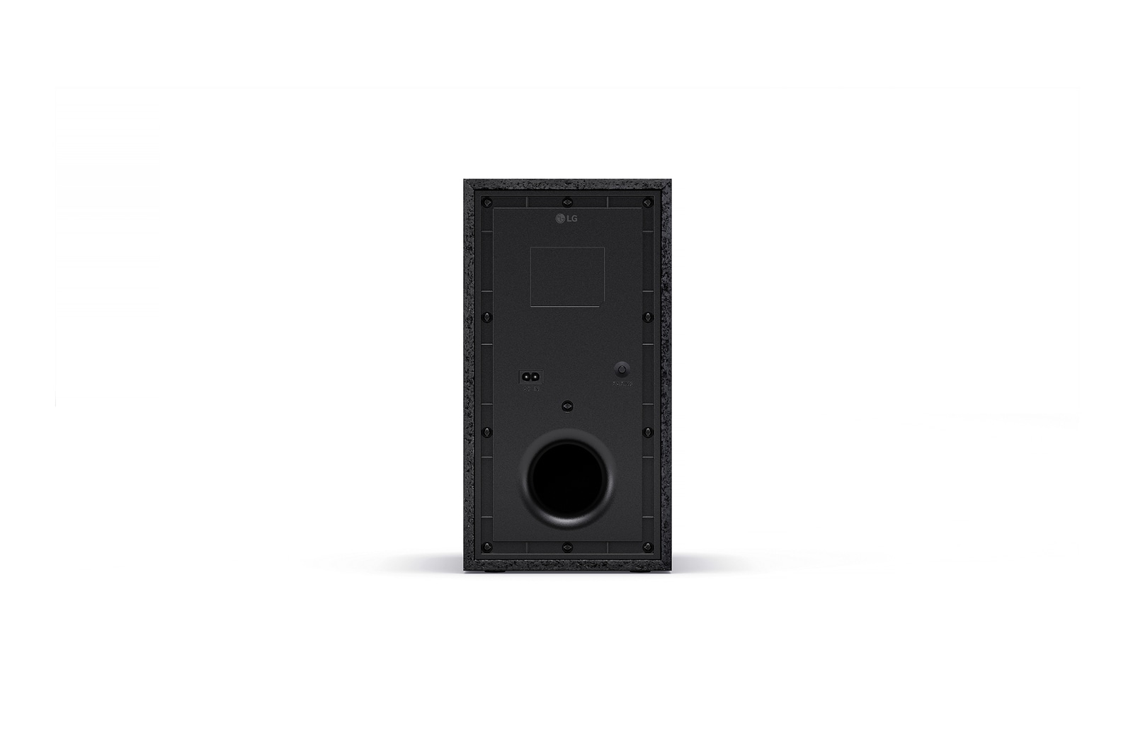 Vista angolata del subwoofer