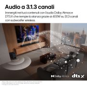 Caratteristica Audio 3.1.3 canali