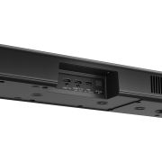Dettaglio degli ingressi sulla soundbar