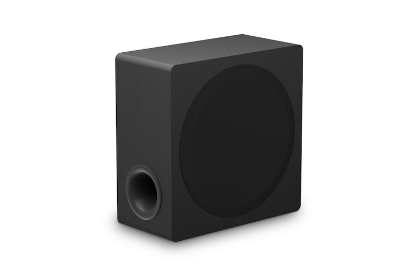 Subwoofer angolato verso sinistra