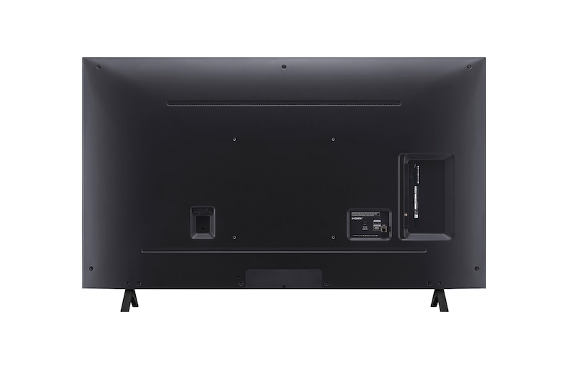 Rear view of LG NanoCell TV, NANO80