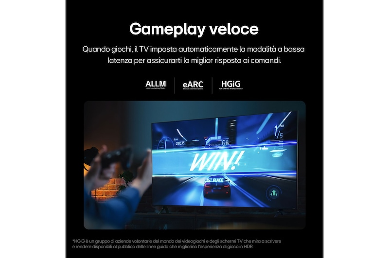 Caratteristica "Gameplay veloce"