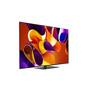 Vista laterale leggermente inclinata verso destra del TV LG OLED evo, OLED G4