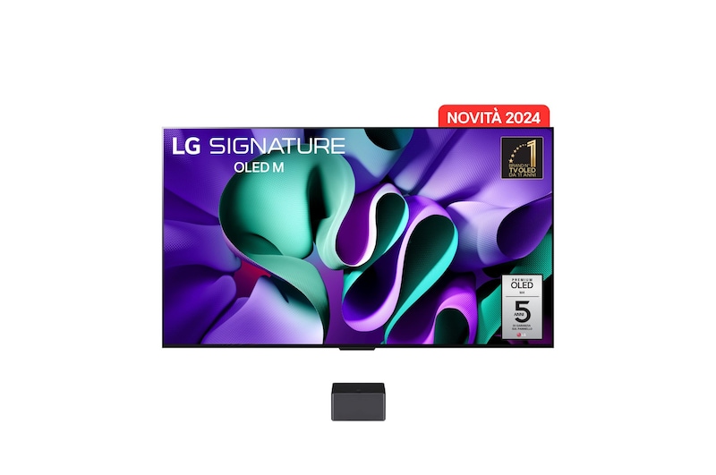 Immagine frontale OLED EVO OLED97M49LA Promo Dazn