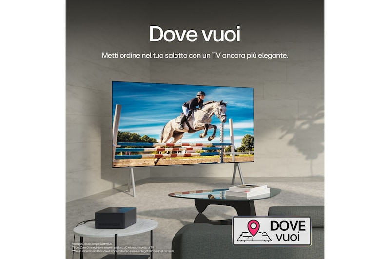 Close-up image of LG OLED TV, OLED M4 SINGATURE showing the ultra-slim top edge