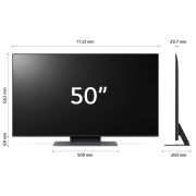 LG TV 50 pollici LG AI QNED86 4K Smart TV 2024, 50QNED86T6A