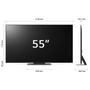 LG TV 55 pollici LG AI QNED86 4K Smart TV 2024, 55QNED86T6A