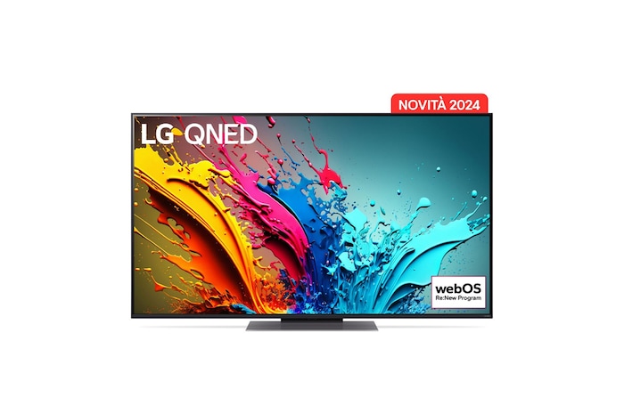 Immagine frontale del TV