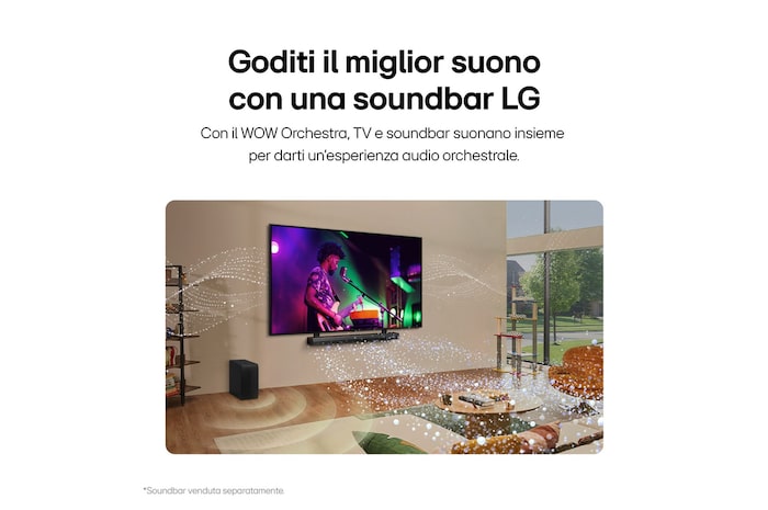 Caratteristica Goditi il miglior suono con una soundbar LG