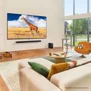 Tv view with soundbar life style images