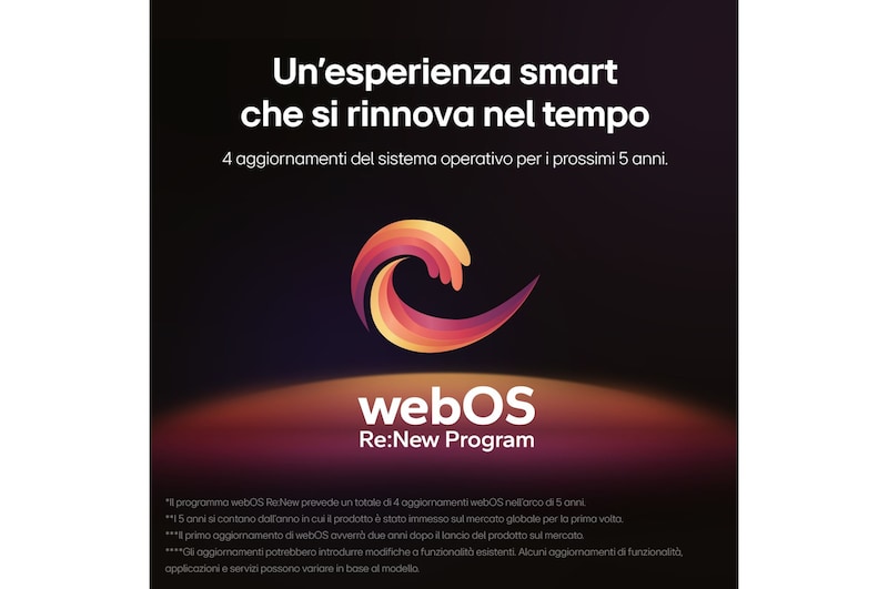 Caratteristica Esperienza smart webOS Re:New Program