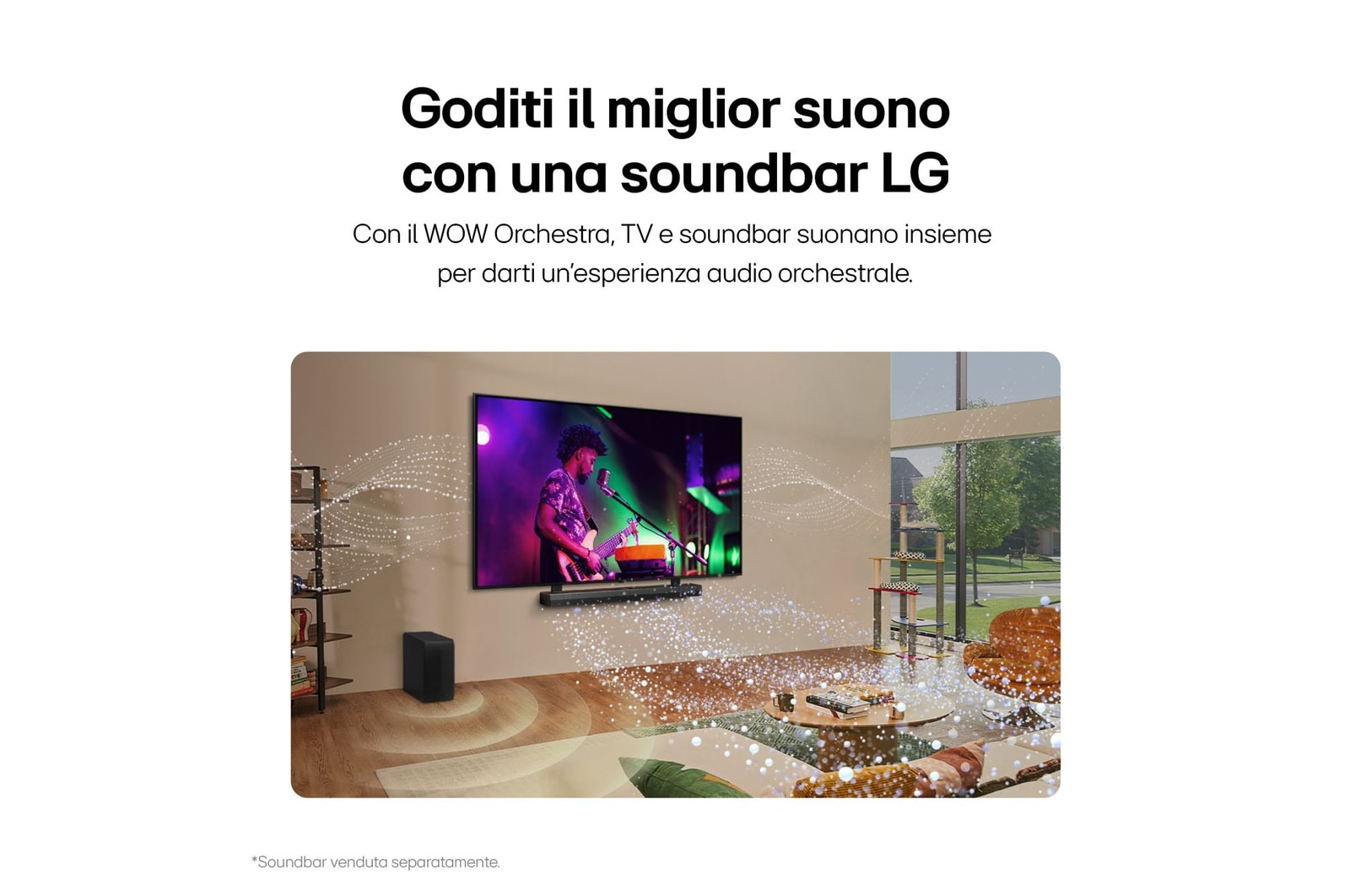 Caratteristica Goditi il miglio suono con una soundbar LG