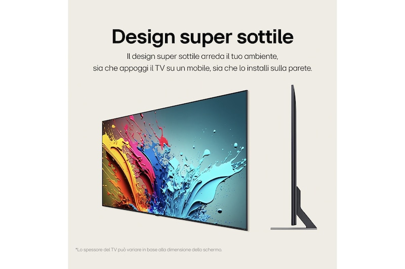 Caratteristica Design super sottile