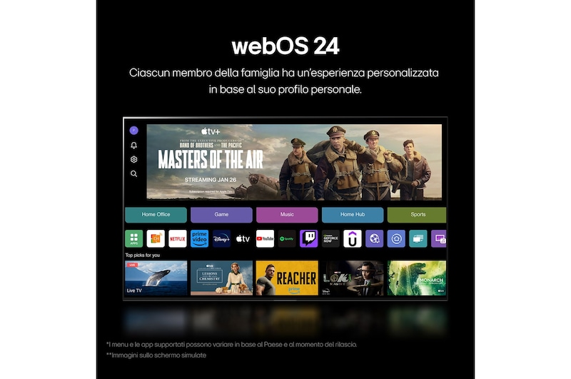 Caratteristica webOS 24