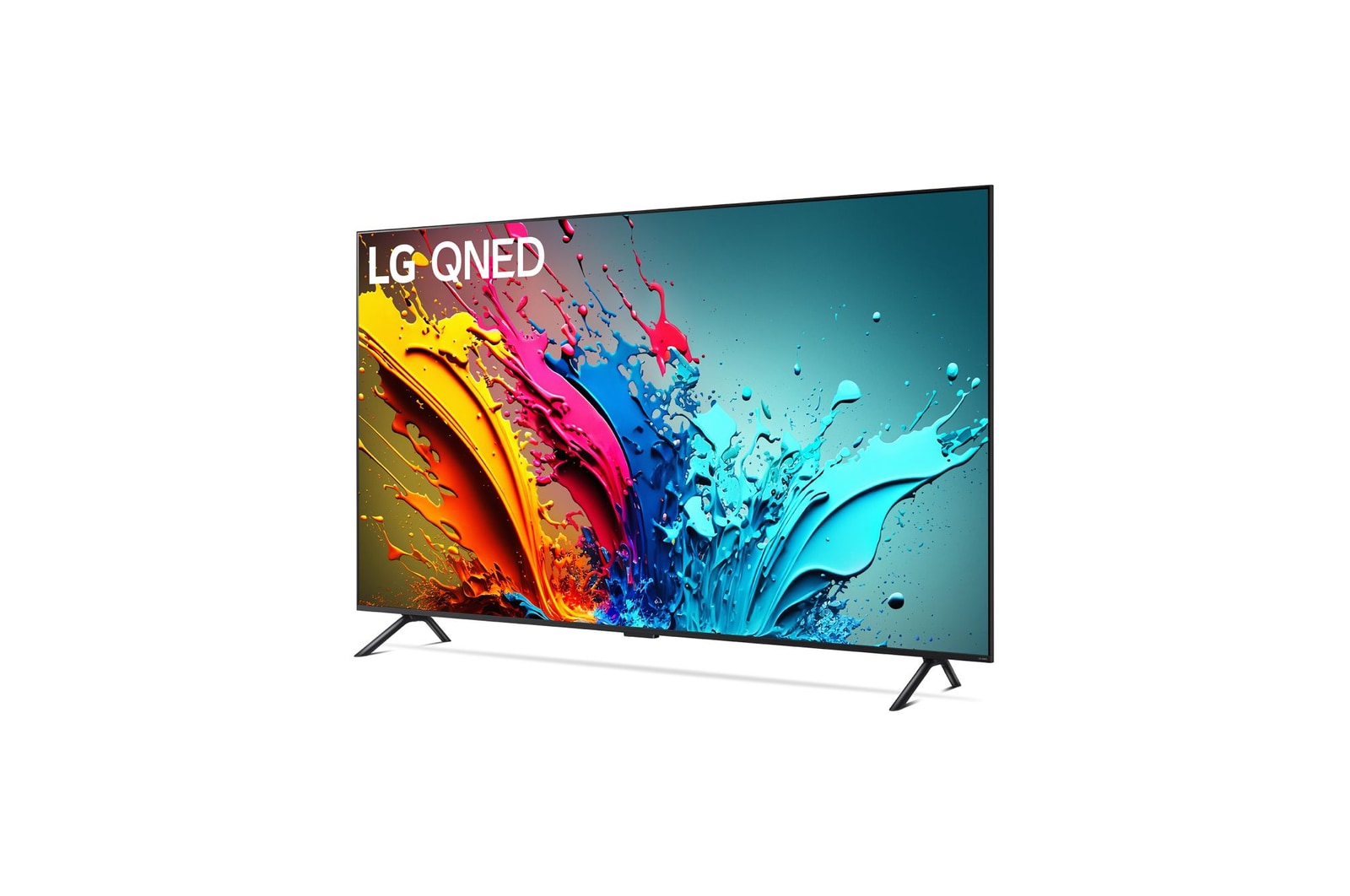 Vista del TV inclinato verso sinistra