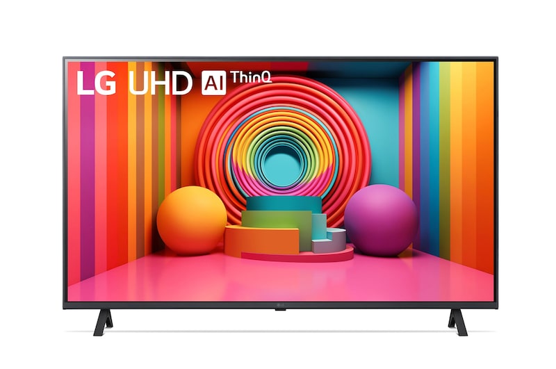 Immagine frontale del TV