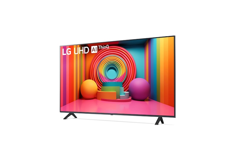 Immagine del TV rivolto verso sinistra