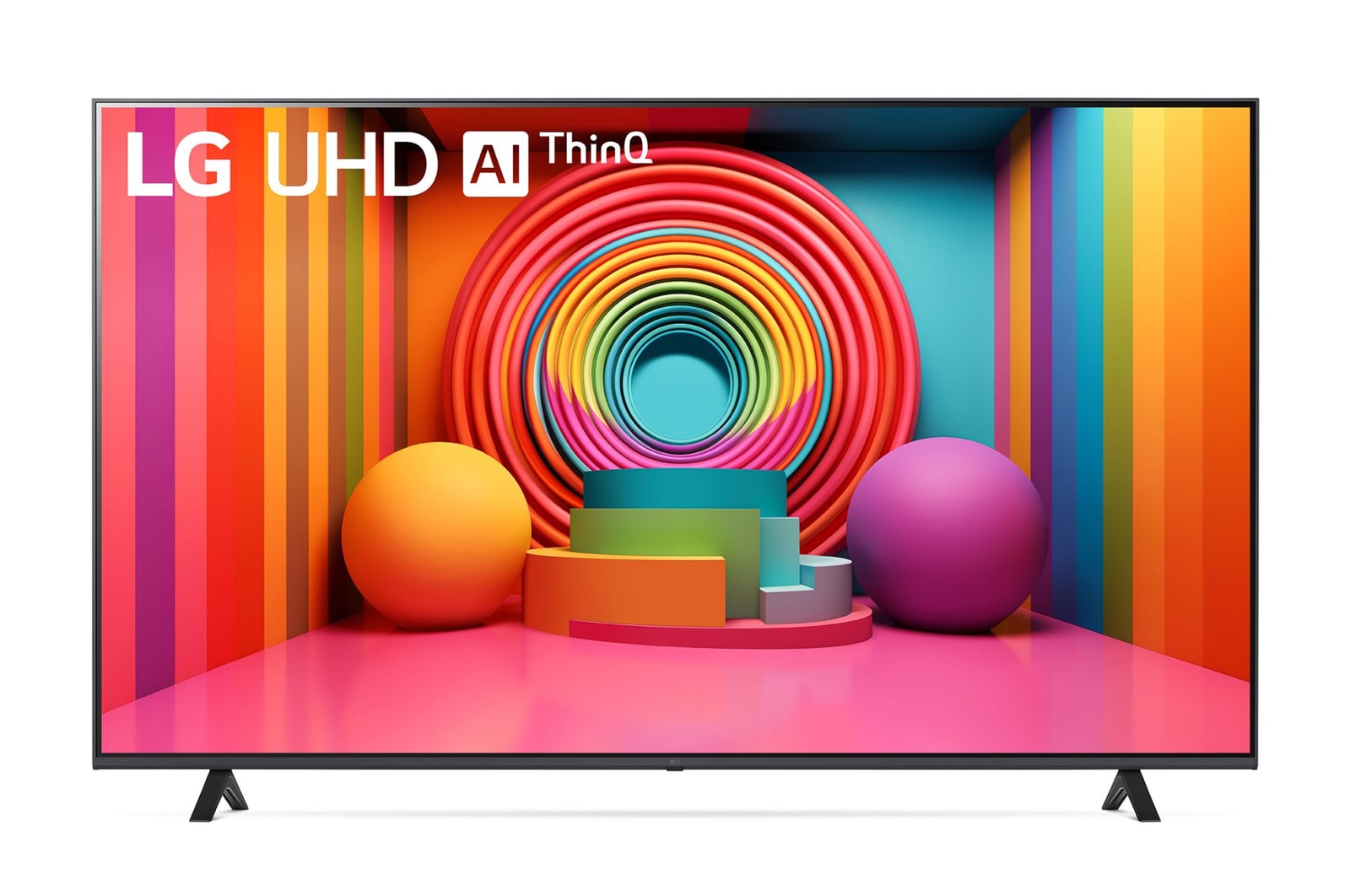 Immagine frontale del TV