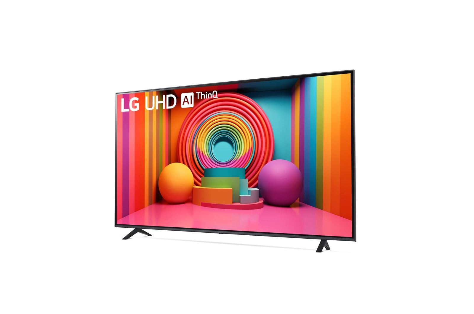 Immagine del TV rivolto verso sinistra