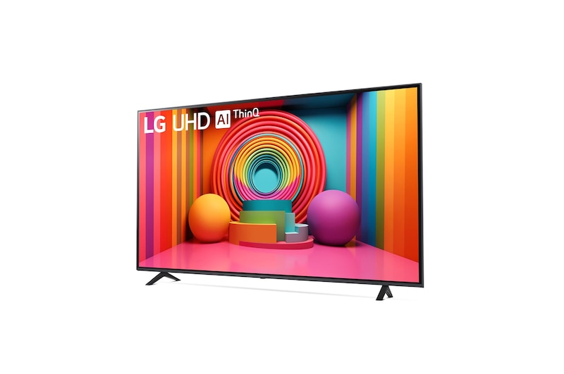 Immagine del TV rivolto verso sinistra