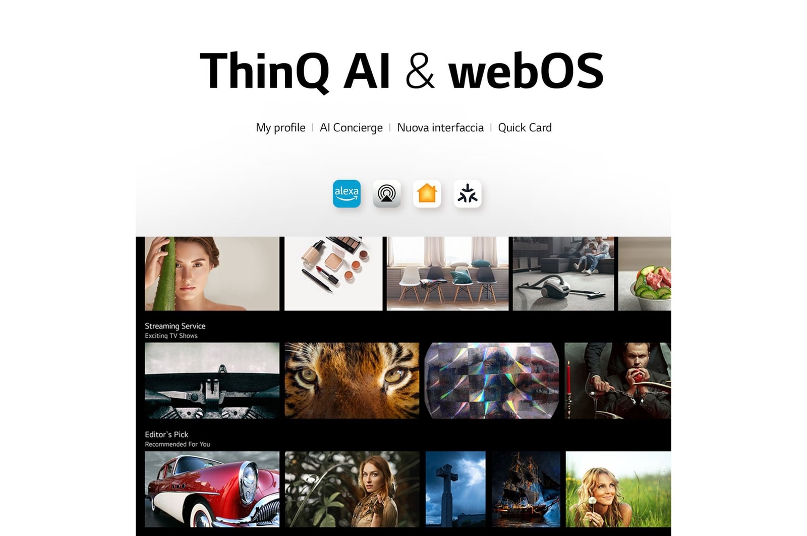 Caratteristica ThinQ AI & webOS