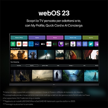 Caratteristica webOS 23