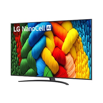Foto inclinata di lato TV Nanocell  86NANO81A6A