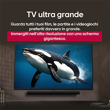 Caratteristica TV ultra grande