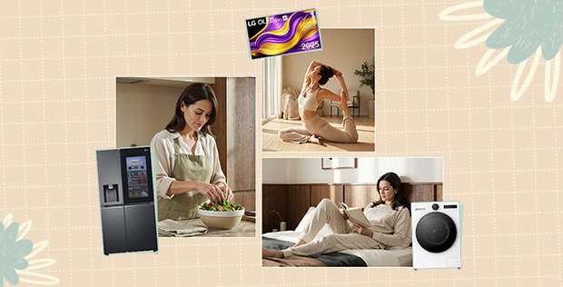 Immagini con elettrodomestici LG