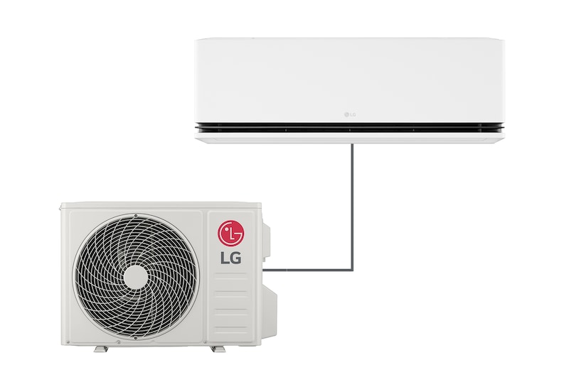 LG Condizionatore monosplit DUALCOOL Deluxe | 9000 BTU | Soft Air, kW Manager, DUAL Vane, Wi-Fi, H09S1D