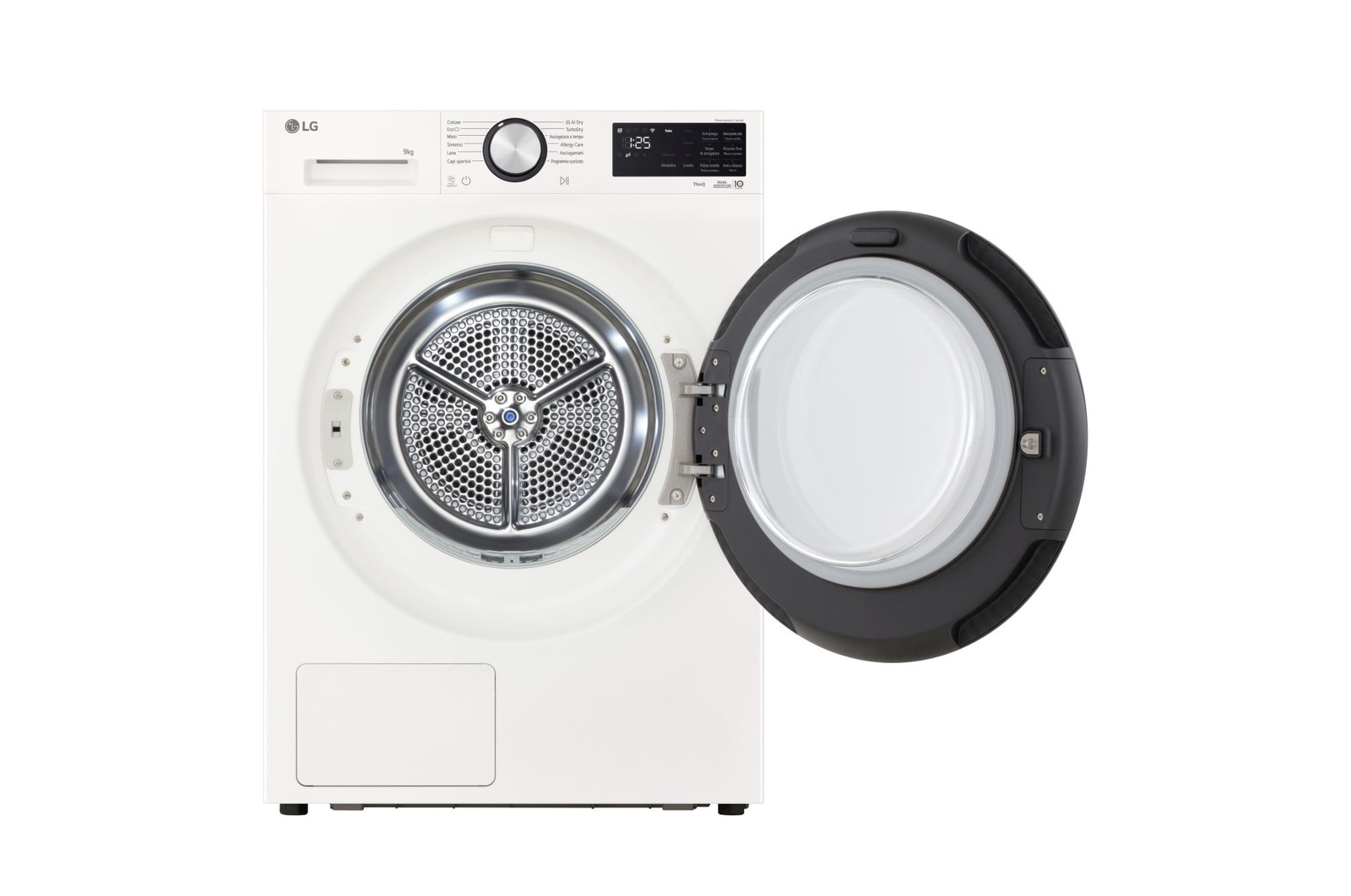 Foto frontale asciugatrice RNX5009TWWC aperta