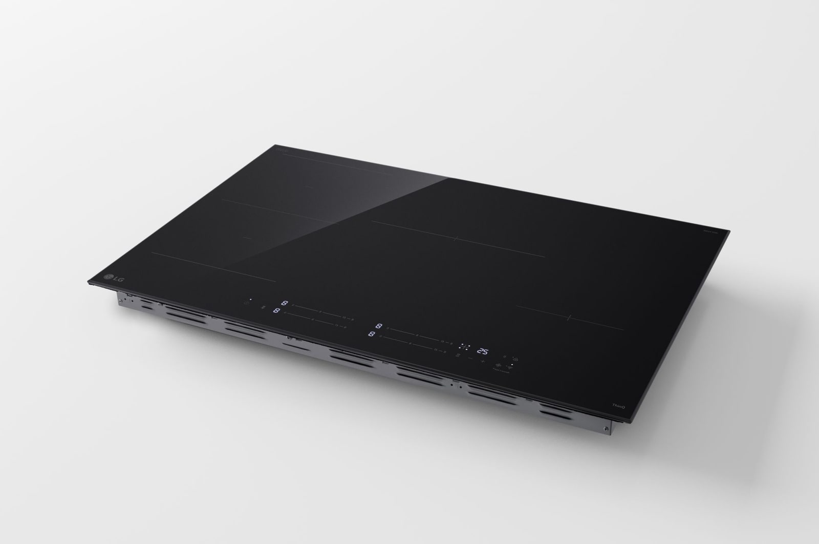 Immagine di un piano cottura a induzione non installato.