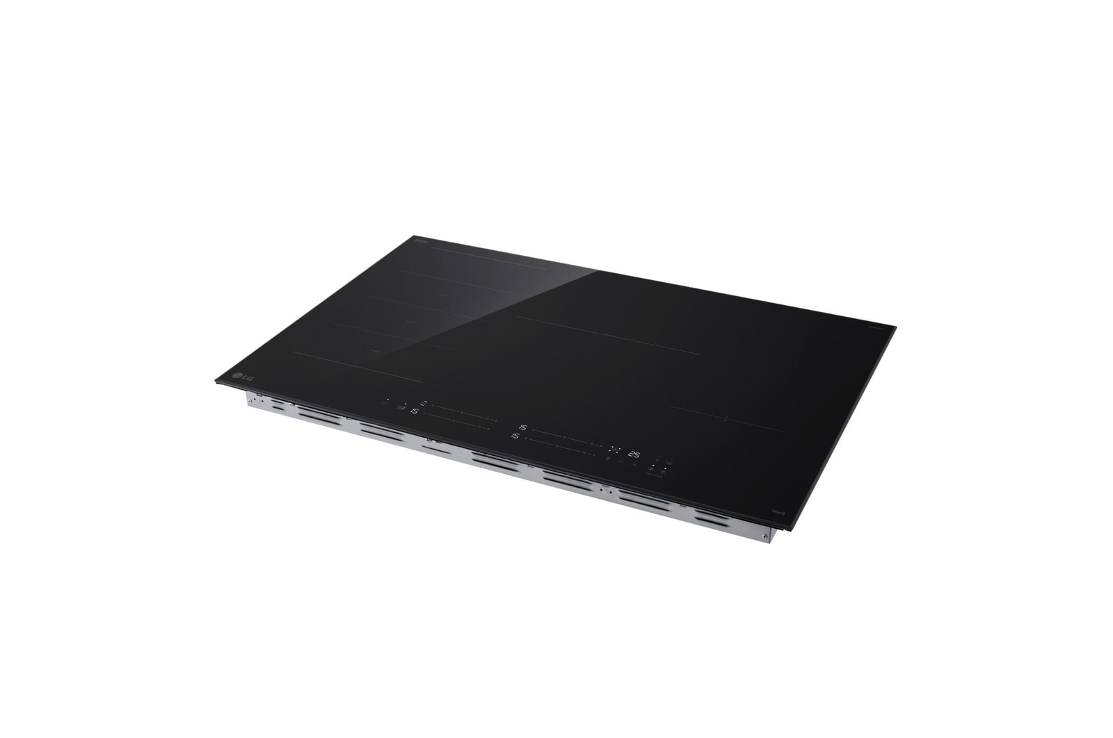 Foto angolata verso sinistra del piano cottura.