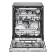 Vorderseite von Vollintegrierbarer Geschirrspüler Silber (Energieklasse A -20 %*, 43 dB, 10 Programme) mit TrueSteam & QuadWash | DB597TXS
