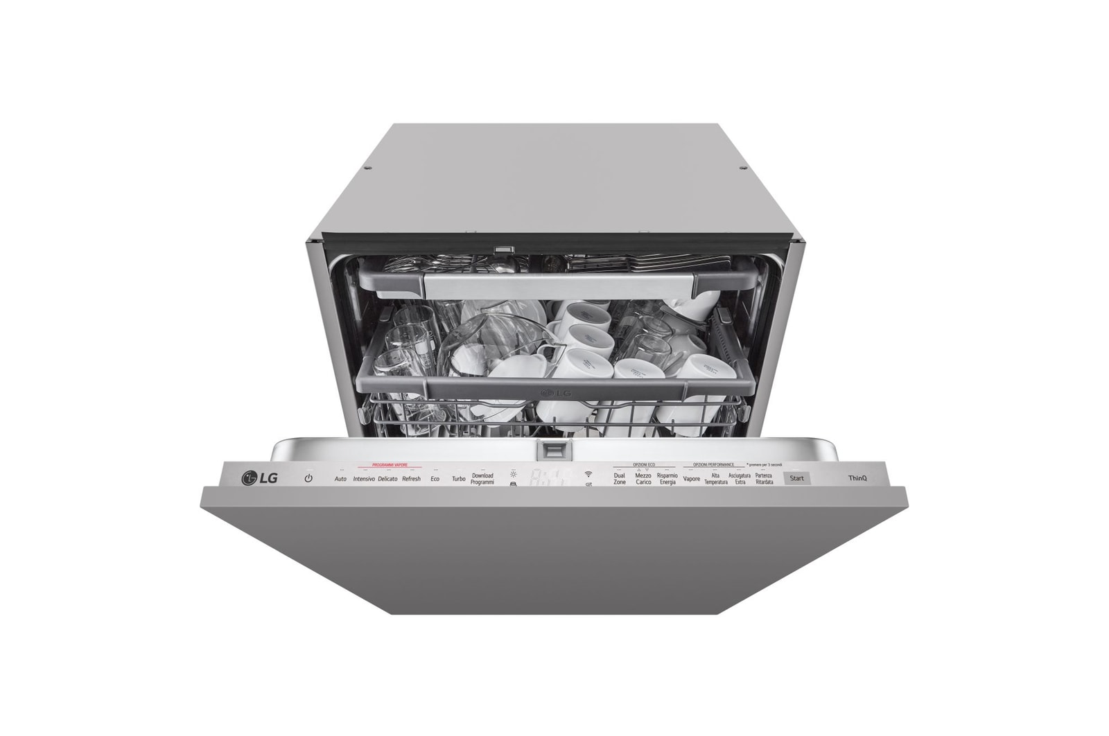 Foto frontale della lavastoviglie LG DB965TKS