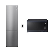 LG Offerta Kit Esclusivo: Frigorifero combinato Classe A, 384L + Microonde NeoChef 25 litri, potenza 1000W, GBP62PZNAC.MH6565