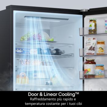 Door & Linear Cooling frigorifero LG GBBS524AEV
