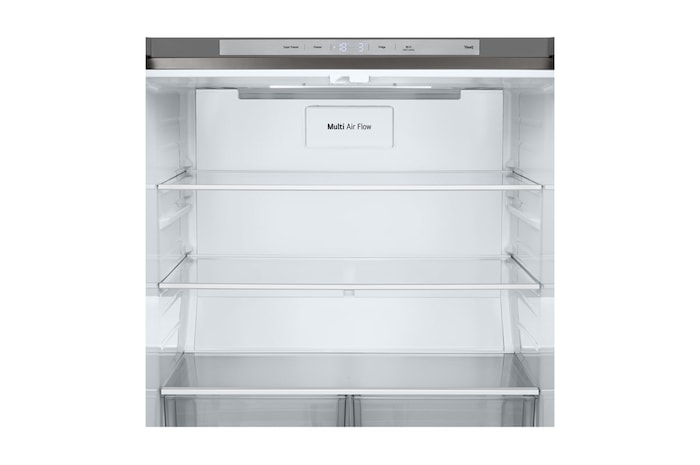 Dettaglio della bocchetta di ventilazione DoorCooling+ e del display