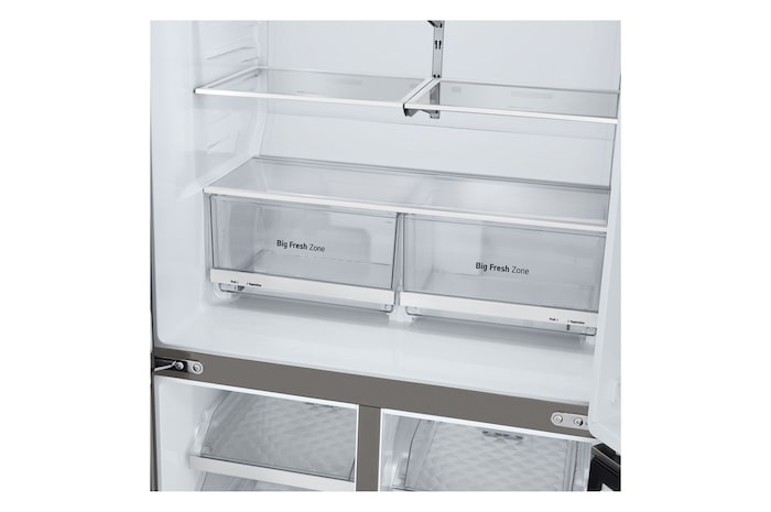 LG Multi-Door Kühlschrank (EEK E, 637L, 179,2 cm hoch) mit Eis-, Crushed Ice- und Wasserspender & Festwasseranschluss ǀ GML960PYFE, GML960PYFE