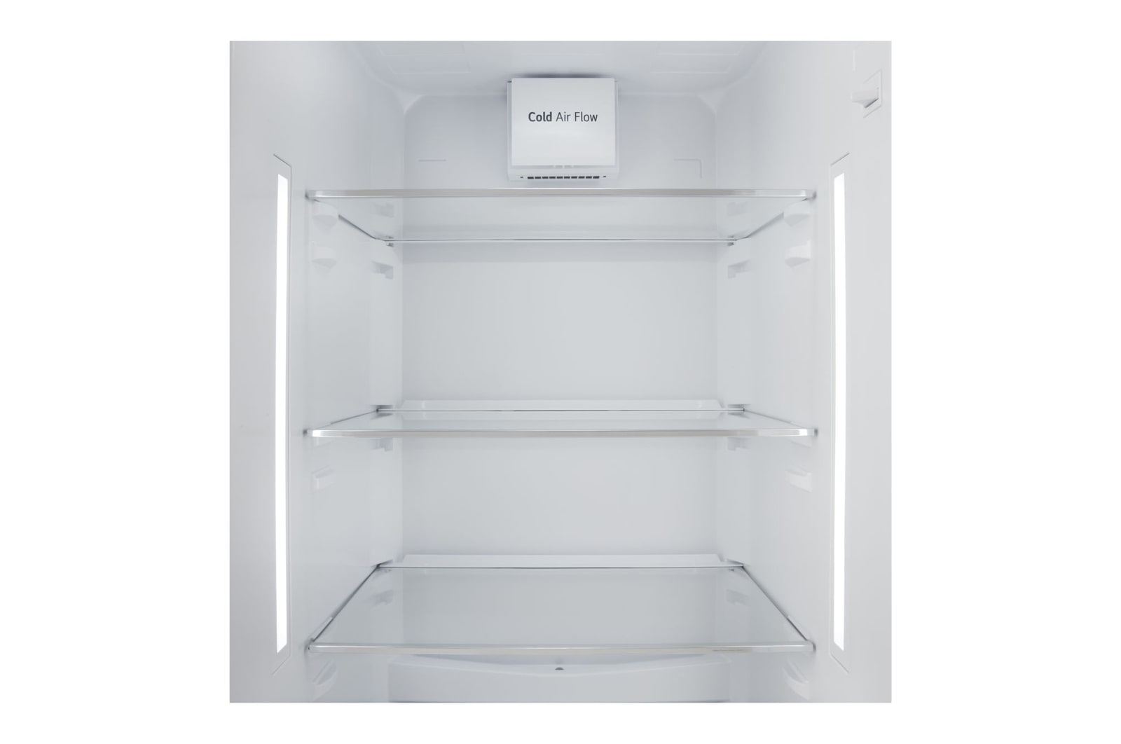 Dettaglio scaffali del frigorifero