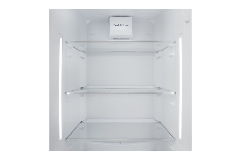 Dettaglio scaffali del frigorifero