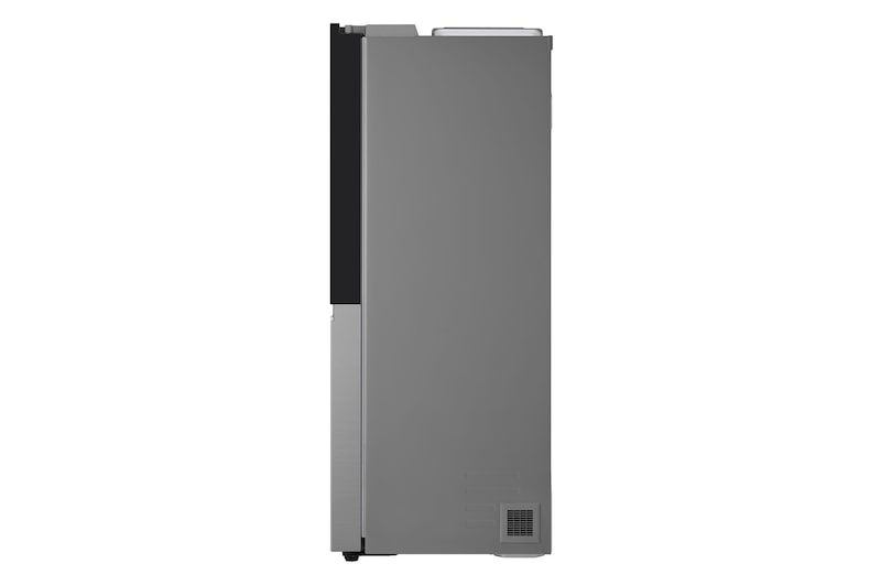 Vista laterale verso sinistra del frigo