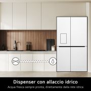 Caratteristica Dispenser con allaccio idrico