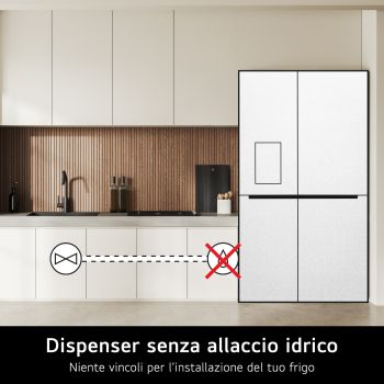 Caratteristica Dispenser senza allaccio idrico