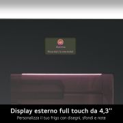 Caratteristica Display esterno full touch da 4,3''